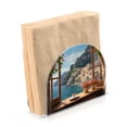 thumbnail image 2 of Window with Houses Flowers Napkin Holder for Table Clear Napkin Stand Paper Holder Acrylic Organizer Dispenser Napkins for Dinner Kitchen Restaurant Room, 2 of 8