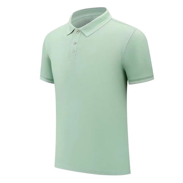 pstuiky camisetas para hombre, Camiseta informal de manga corta con botones y cuello vuelto para hombre camisetas de hombre xl