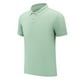 thumbnail image 2 of Camiseta de Manga Corta, Botón Casual Turndown Pullover T-Shirt Top de Color Sólido Hecho de Poliéster para Hombres de Verano de Uso Diario, Mangas de Mano para Hombres, 2 of 4