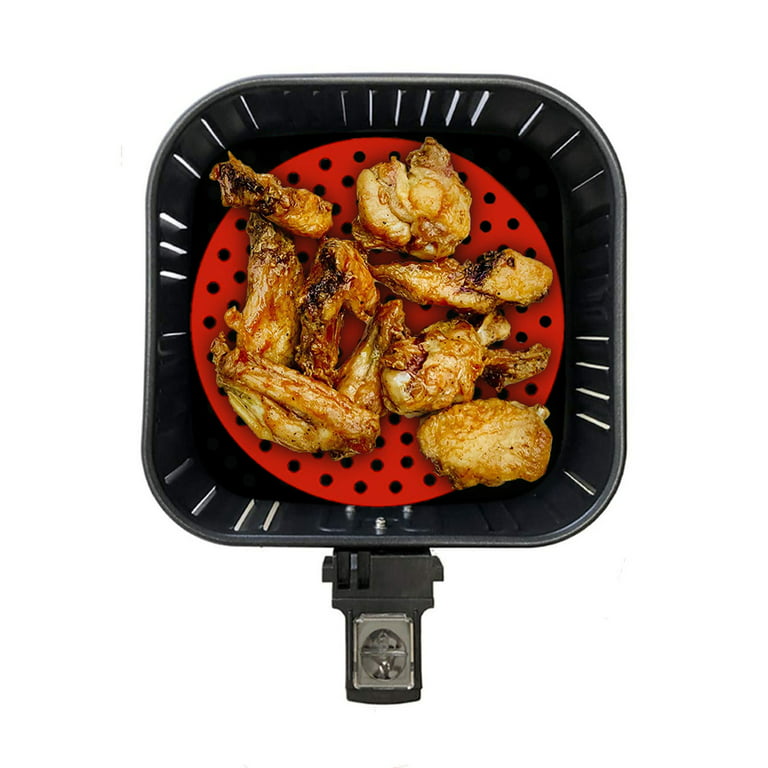 Shpwfbe Kitchen Gadgets Air Fryer Liners Disposable Microwave Plate Stacker Microwave Tray Oven Tray Steaming with Legs Kitchen Utensils, Size: 2XL