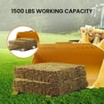 thumbnail image 1 of Royalbelle 1500lbs Clamp on Pallet Forks,43IN Heavy Duty Fork Rack with Adjustable Stabilizer Bar for Loader Bucket Skidsteer Tractor,Single attribute, 1 of 7