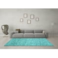thumbnail image 3 of Ahgly Company Indoor Rectangle Abstract Light Blue Contemporary Area Rugs, 5' x 7', 3 of 4