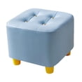 thumbnail image 1 of Reposapiés para cambiar zapatos, antideslizante, de madera, con protección para suelos, cuadrado Azul, 1 of 9