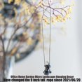 thumbnail image 5 of Anime Car Accessories Of No Face Man Car Pendant Hanging Swing, para Car Rear View Accessories, Office Home Gardening Hanging Micro Landscape Decor Car Gift Regalo romántico para novio (1 PCS) JFHHH pequeña, 5 of 5