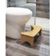 thumbnail image 2 of Taburete de baño de bambú – Diseño ergonómico de 35° | Antideslizante y duradero | Madera natural para una postura saludable al sentarse, 2 of 8
