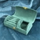 thumbnail image 1 of Joyero portátil de viaje de terciopelo con cuentas | Estuche pequeño de forro polar arqueado para guardar joyas | Organizador ligero y moderno para decoración del hogar y accesorios para llevar, 1 of 5