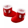 thumbnail image 3 of Aosijia Warm Newborn Toddler Boots Winter First Walkers Baby Girls Boys Shoes Soft Sole Cotton Snow Booties with Love for 0-18M, 3 of 9
