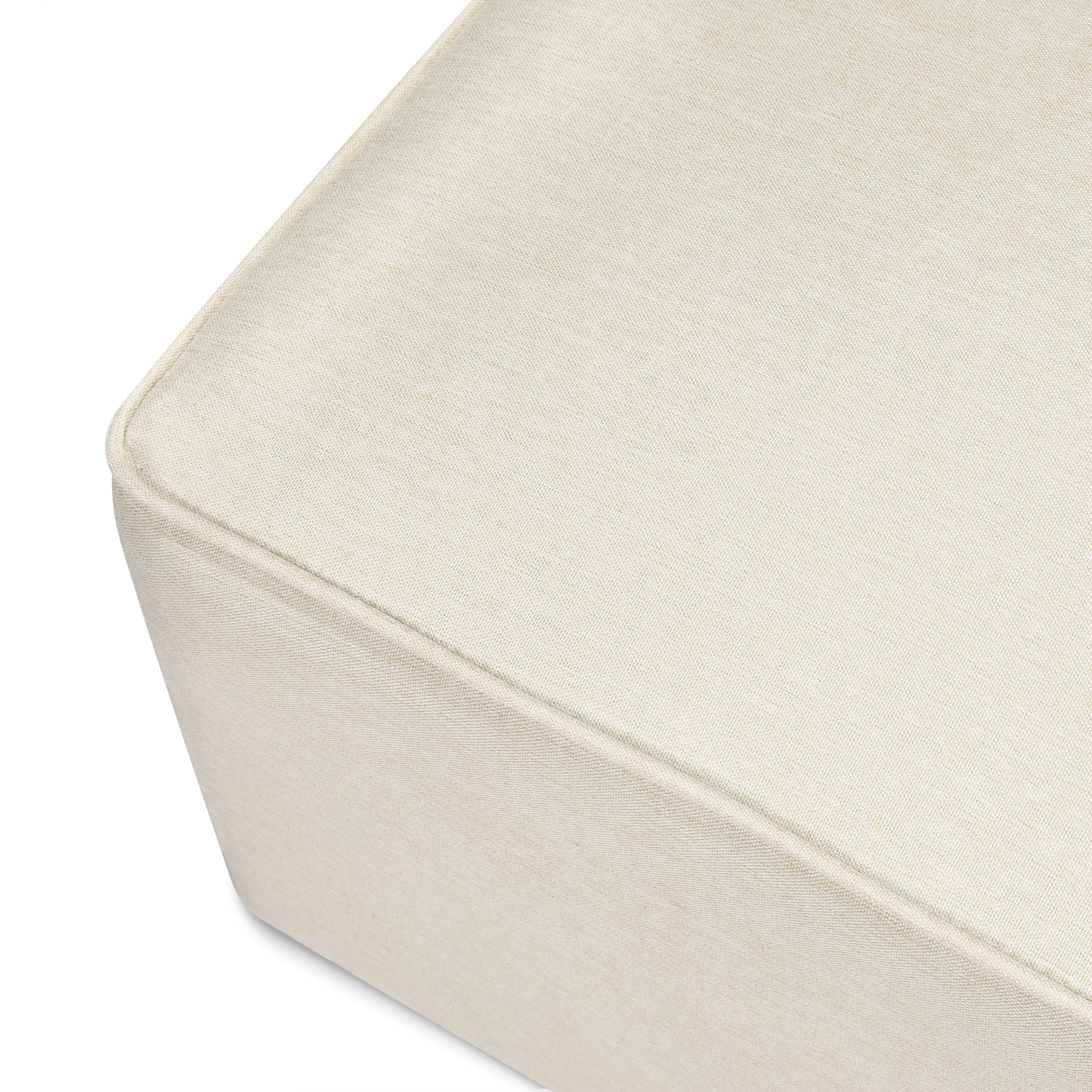 Davinci Universal Gliding Ottoman, Vanilla
