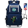 thumbnail image 2 of Mochila con estampado Zelda-Link para adolescentes y estudiantes: mochila escolar, mochila para hombres y mujeres, 2 of 2