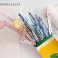 thumbnail image 4 of Cute Toothpaste Shaped Pencil Case Pencil Pouch Large Capacity Storage Stationery Organizer for Campus Office, 4 of 6