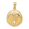 thumbnail image 1 of 14K Yellow Gold Sand Dollar Pendant, 1 of 2