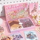 thumbnail image 2 of 3D Scene Sticker Cartoon Scenery Sticker Miniature Simulated Cabin Scene Sticker for Scrapbooking Journal Planner Album pinkk, 2 of 4
