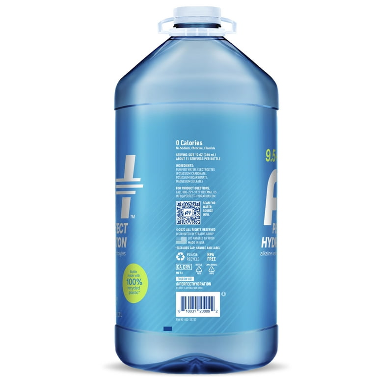 Perfect Hydration 9.5+ pH Alkaline Drinking Water, Electrolyte
