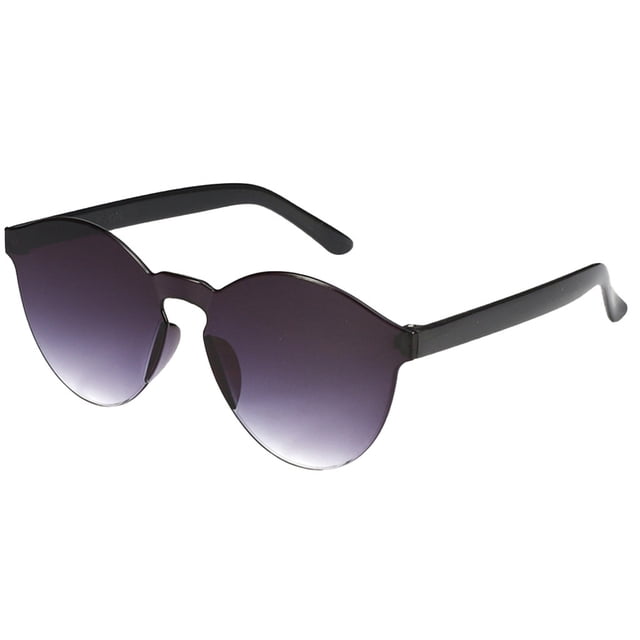 Lunettes Unisexes Mode Couleurs Bonbon Rondes Lunettes de Soleil d'Extérieur Design Léger Lunettes de Soleil Femmes
