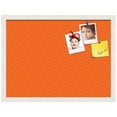thumbnail image 2 of PinPix ArtToFrames 21x15 Custom Cork Bulletin Board    Poster Board Has a Fabric Style Canvas Finish, Framed in Satin White Frame (PinPix-517), 2 of 5