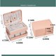 thumbnail image 3 of Caja de tres capas Minnieouse organizador portátil de joyas Rojo AP015739-02, 3 of 6