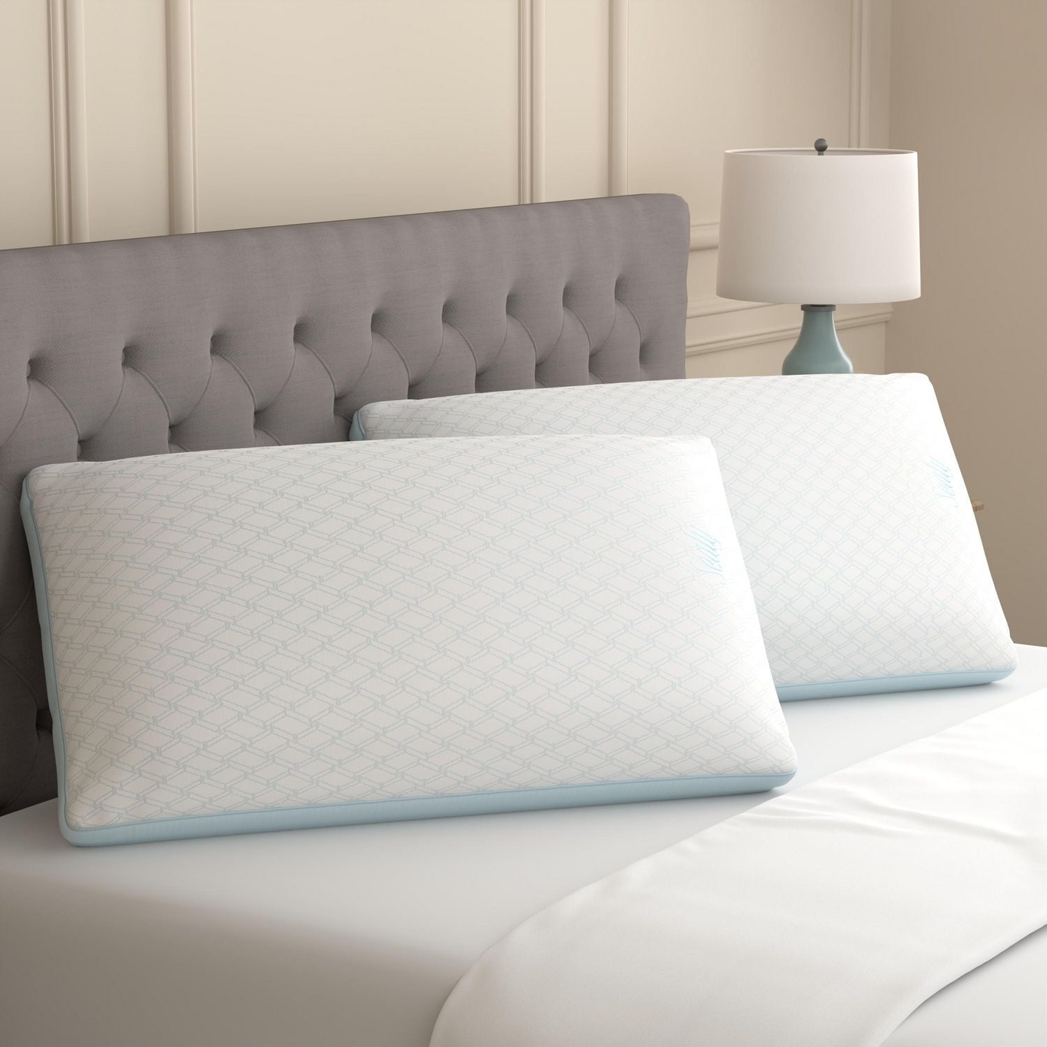 Sealy Cooling Extra Firm Support Cool Touch Bed Pillow, Queen, Machine Washable Bed Pillow