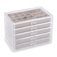 thumbnail image 1 of Joyero de Acrílico con 5 Cajones: Elegante Organizador que Combina Funcionalidad y Estilo, con Espacios Específicos para Collares, Anillos y Pulseras ¡Todo en un solo Espacio, 1 of 8