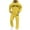 03#Yellow, variant on Sweatsuits for Men 2 Piece Solid Color Zipper Fleece Pullover Hoodies Jogging Athletic Pant Set Relaxed Fit Winter Suits with Pockets Yellow M