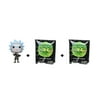 Rick and Morty Bundle: Weaponized Rick Pop! Figure and 2 3D Figural Keyrings