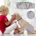 thumbnail image 7 of TELOLY Dog Diapers for Male Dogs 1 Pc Washable Super Absorbent Puppy Belly Bands Reusable Pet Nappies Comfortable Wraps Sanitary Pants for Small Medium Large Dogs (Grey), 7 of 7