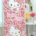 thumbnail image 1 of Toalla de baño para niños con dibujos animados, suave, de algodón, resistente a los colores, con estampado de leopardo rosa, 120 x 59 cm., 1 of 5