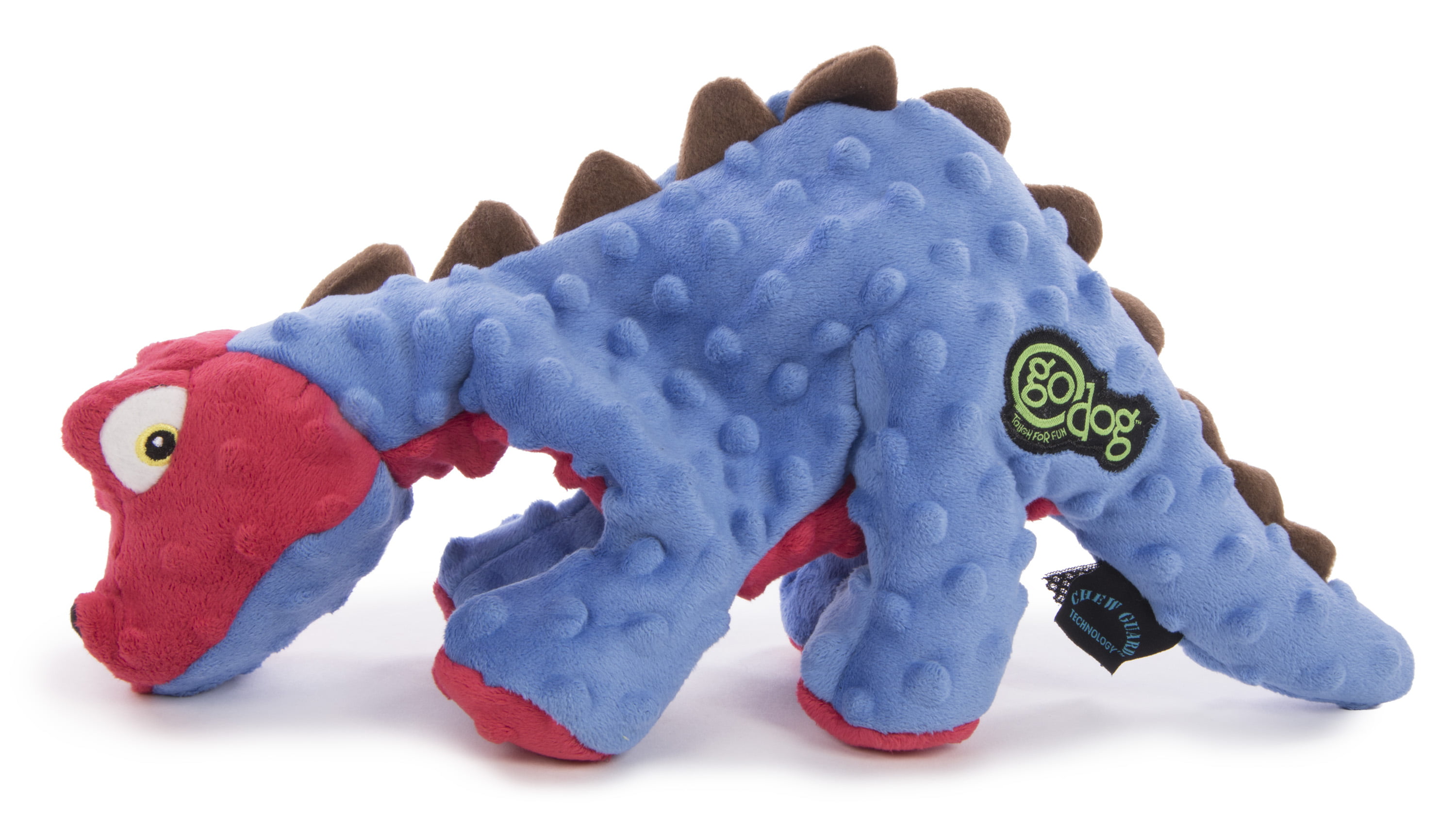 NWT Chomper Gladiator Tuff Dino Dog Toy Chew Tough Plush Squeaky