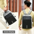 thumbnail image 7 of TaTaai 2Pcs Waterproof Laptop Backpack for Men & Women, Flight Approved Anti-Theft Daypack 15.6-inch Laptop, 7 of 7