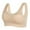 Beige, variant on Ladies Bras Women Woman Tops Bra No Underwire Underwears Base Vest Style Sports Base Underwears V-Neck Padded Bra Feature Hook and Eye Closure Demi & Balconette Bra Style Y-216 , Pink-a XL