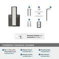 thumbnail image 6 of Amerock Blackrock Brushed Nickel Single Prong Robe Hook, 6 of 9