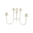 thumbnail image 4 of Candelabro Decorativo Candelero Adorno, Candelabro para Velas de Pilar para Comedor, Banquete, Chimenea Blanco desgastado S, 4 of 9