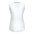 thumbnail image 3 of Mujeres Casual Sin Mangas Mangas Acampanadas Con Cuello En V Sólido Camiseta Suelta Blusa Tops Pompotops lopia995265, 3 of 7