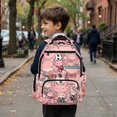 thumbnail image 4 of Aplkyhs Pink Soccer Axolotl Backpack for Girls Boys Age 6-18 School Bookbag Water Resistant Lightweight Student Backpack for School Travel, 4 of 7