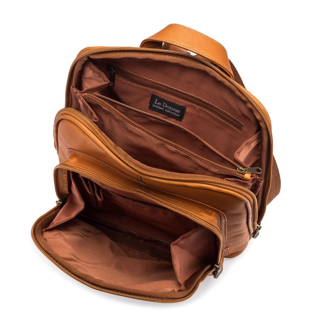 Le Donne Leather Nokota Backpack LD-8064 - image 2 of 4