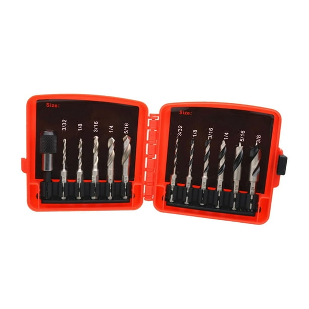 Metric SAE Thread Tap drill bit Set ,Deburr Countersink Bit