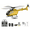 Yellow / 2 Battery, variant on RC ERA C180 BO-105 RC Helicopter, 6-Axis Gyro 6CH Brushless Motor Optical Flow, Altitude Hovering, One-Key Takeoff Inverted Flight RTF for Beginner Adults( Camouflage / 1 Battery )
