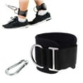 thumbnail image 1 of Correa de Fitness para tobillo, anillo en D para fijación de Cable para levantamiento de pesas, accesorios para entrenamiento de glúteos, máquina de p Negro, 1 of 8