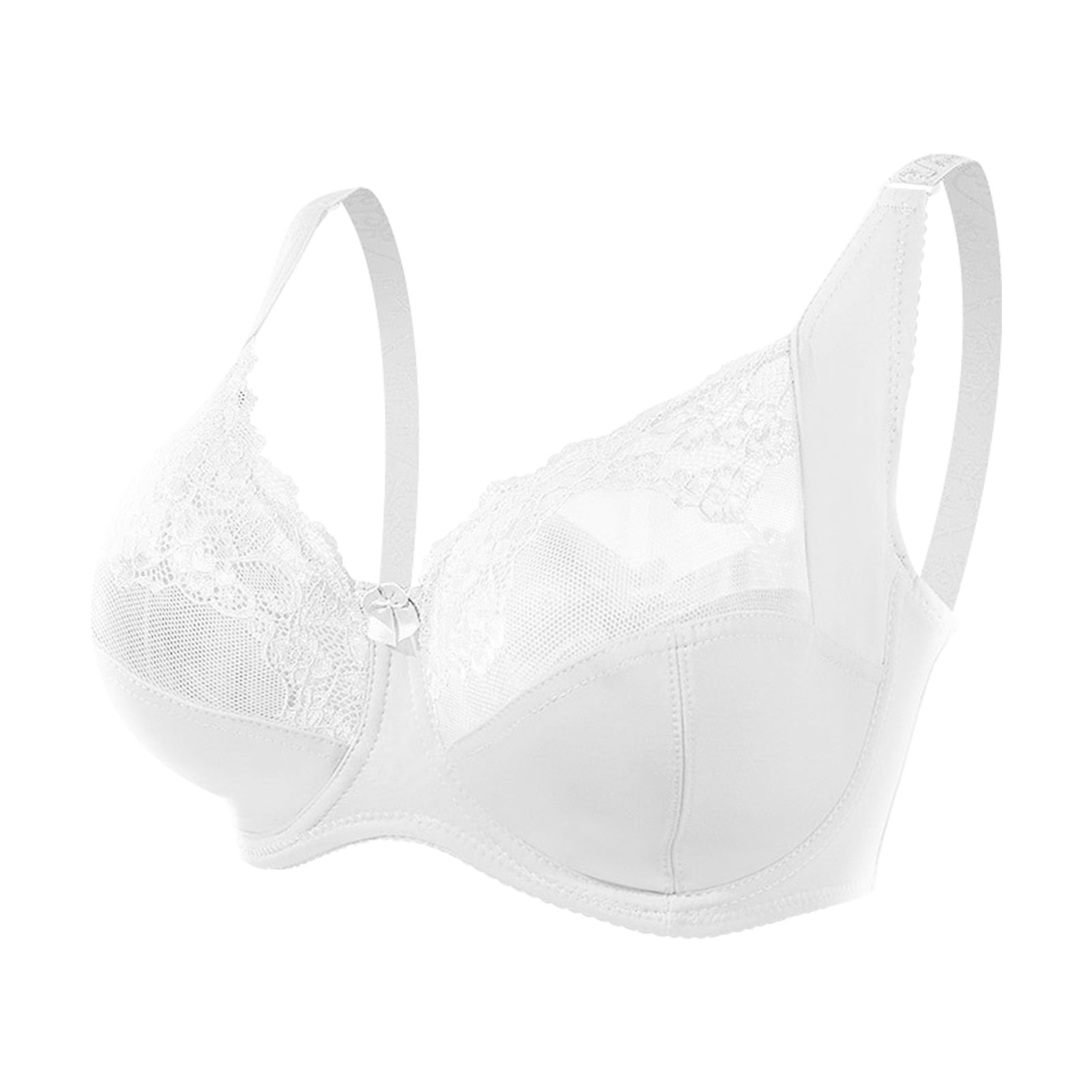 GWAABD Bra for Woman Big Size Women's Border Large Underwear in Europe and  America G Cup Large Lace Thin Style Steel Ring and Double Bra 