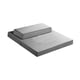 thumbnail image 4 of Meditación Conjunto de cojines de meditación Bordado de almohada multipropósito Elegante Cojín de plegable para sentarse en el piso para el hogar Gris, 4 of 8