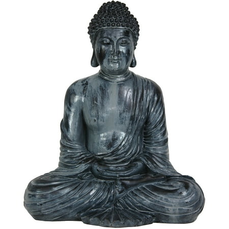 Handmade 12" Sitting Gautama Buddha Statue