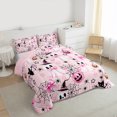 thumbnail image 3 of Manfei Cute Bowknot Ghost Bedding Comforter Set for Teen, Kawaii Halloween Pumpkin Twin Comforter Sets, Gothic Spider Web Reversible Bedding Set, Super Cozy Room Decor, 2 Pieces, 3 of 8