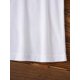 thumbnail image 3 of Camiseta de trébol de la suerte del Día de San Patricio para mujer: cuello redondo informal, mezcla de algodón y elastano suave, manga corta en blanco con estampado de trébol de cuatro hojas verde par, 3 of 5