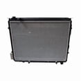 thumbnail image 1 of Denso Radiator 221-0518 OE Replacement; 1.562 Inch Inlet/Outlet Diameter; With Transmission Cooler, 1 of 4