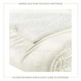 thumbnail image 5 of Great Bay Home Velvet Plush Sherpa Fleece Reversible Blanket, King/CalKing, Ivory, 5 of 5