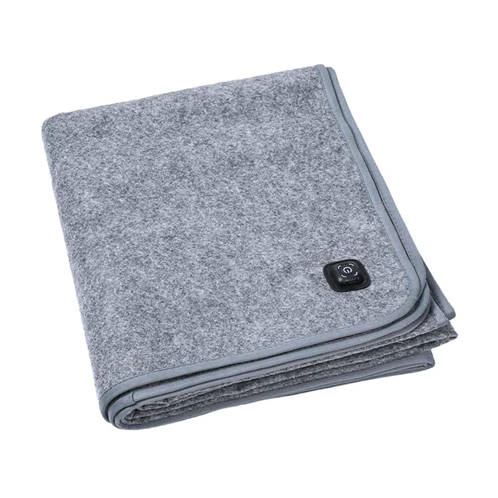 Couverture Chauffante Électrique Chauffage Rapide 3 Vitesses Matelas Portable USB T8