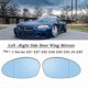 thumbnail image 3 of Left Driver Side Blue Wing Door Mirror Rearview Mirror Glass Heated for BMW 1 3 Series E81 E87 E82 E, 3 of 5