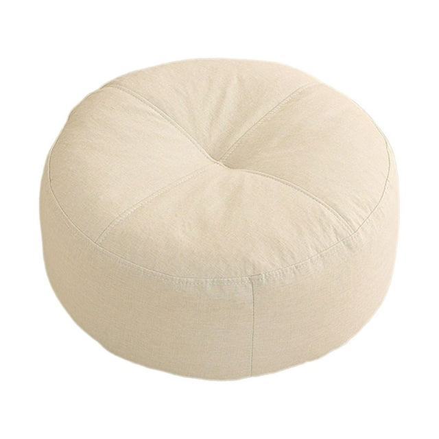 Cojín de suelo redondo, cojín de meditación, cojín de suelo, cojín de asiento para silla, sofá Caqui