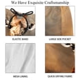 thumbnail image 4 of luoweisi Men's Beach Shorts Quick Dry Swim Trunks with Mesh Lining Giraffe 2XL, 4 of 5