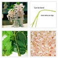 thumbnail image 2 of Harlier 12pcs Artificial Wisteria Flowers, 3.6 Feet/Piece White Dense Artificial Fake Wisteria Vine Ratta Hanging Garland Silk Flowers String for Home Party Wedding Decor, 2 of 8