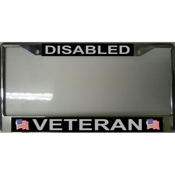 Disabled Veteran License Plate Frame